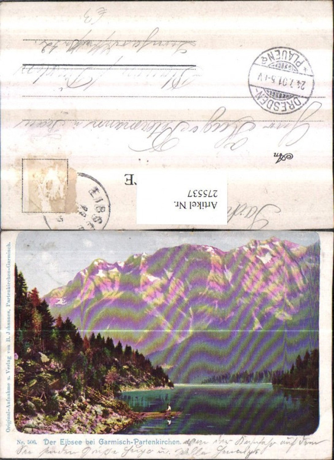 275537,Der Eibsee See b. Garmisch-Partenkirchen Bergkulisse