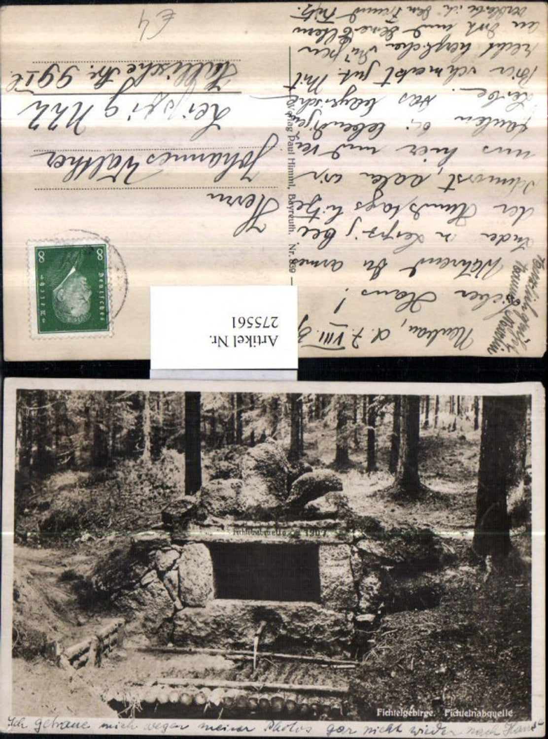 275561,Fichtelgebirge Fichtelanquelle