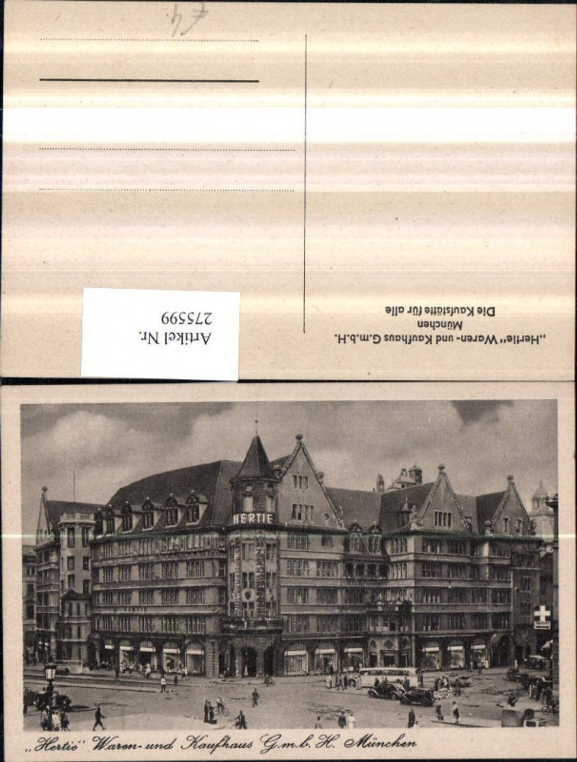 275599,München Hertie Waren- u. Kaufhaus GmbH