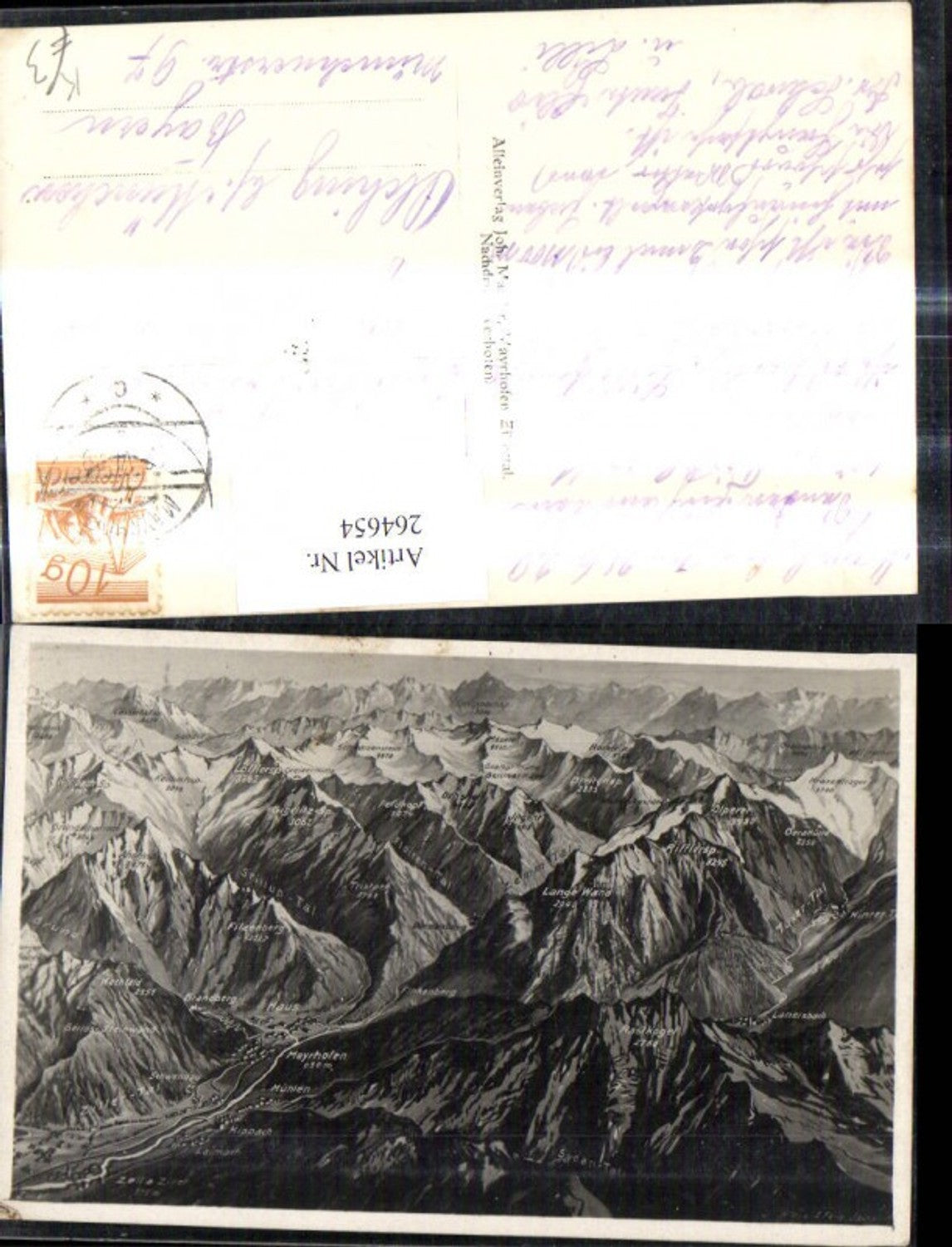 264654,Künstler Ak Eugen Felle Mayrhofen Stilluptal Zell a. Ziller