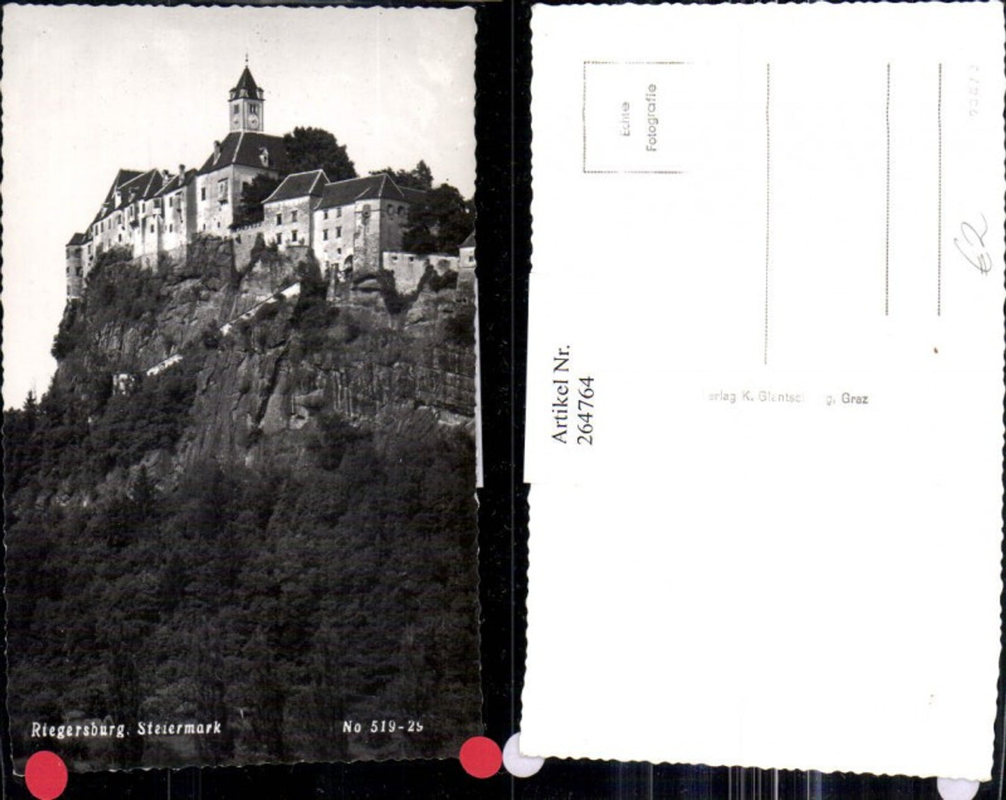 264764,Foto Ak Schloss Burg Riegersburg Steiermark