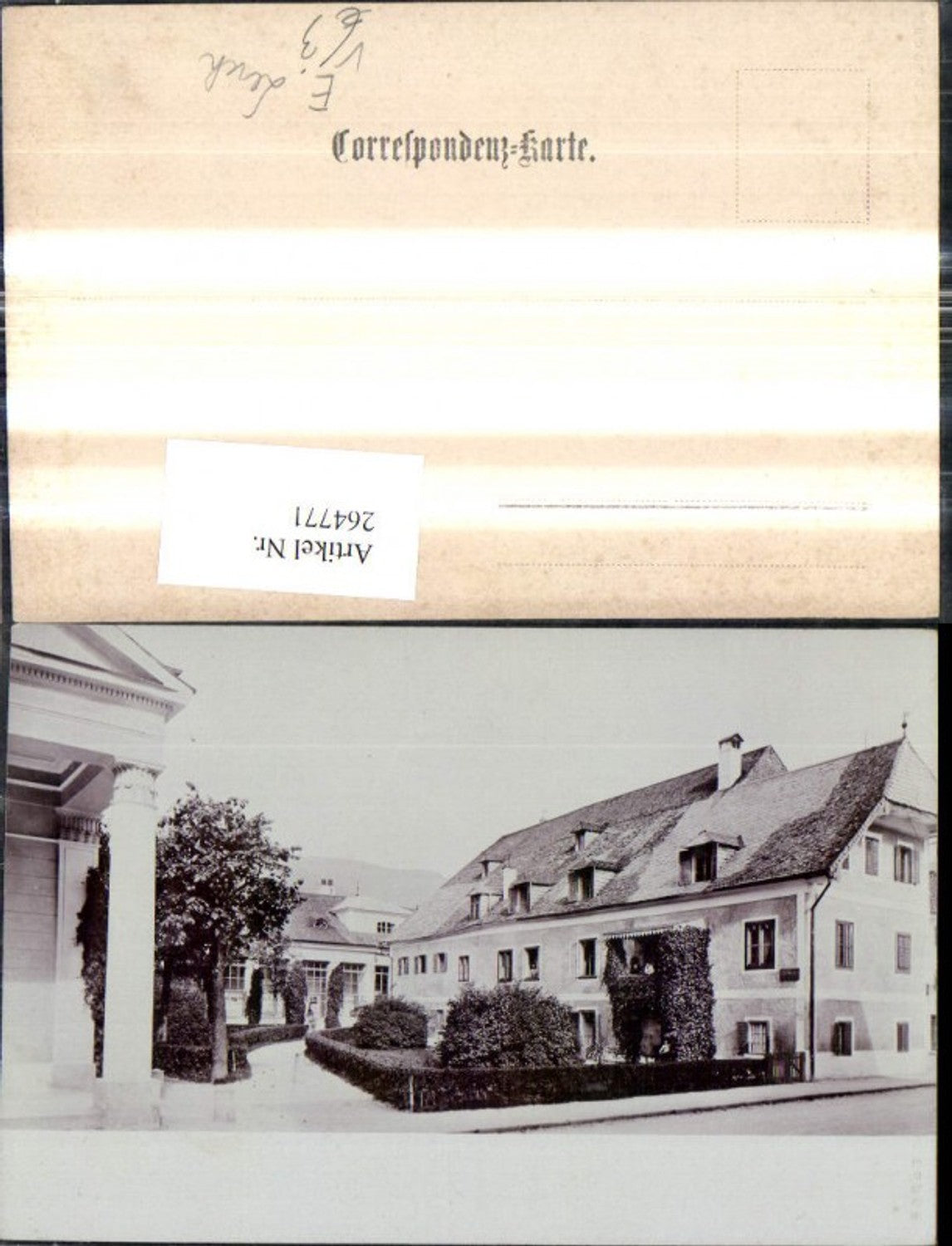 264771,Schloss Ansicht pub E. Lerch