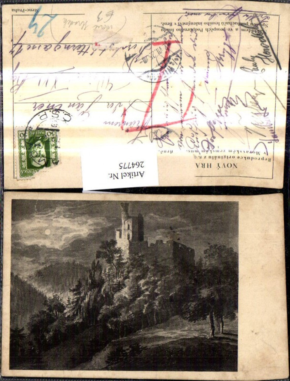 264775,Künstler Schloss Burg Novy Hradek