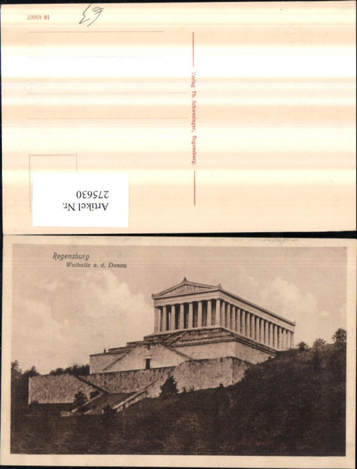 275630, Regensburg Walhalla on the Danube