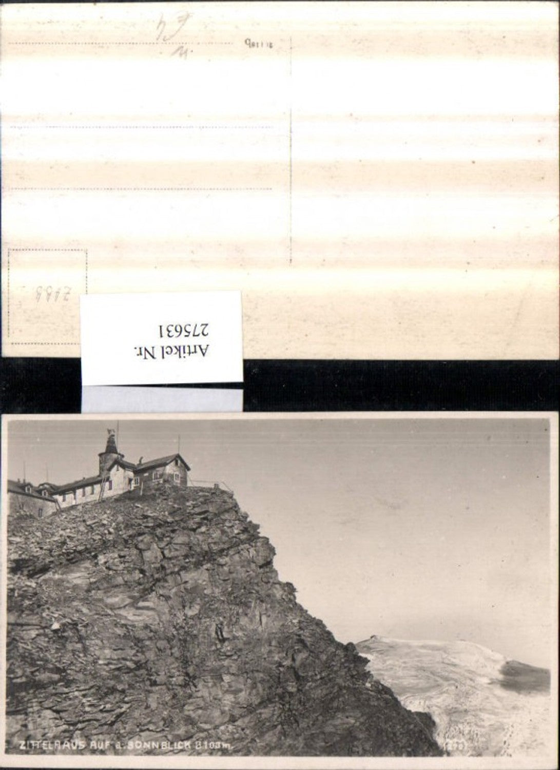 275631,Zittelhaus auf d. Sonnblick Bergkulisse b. Rauris