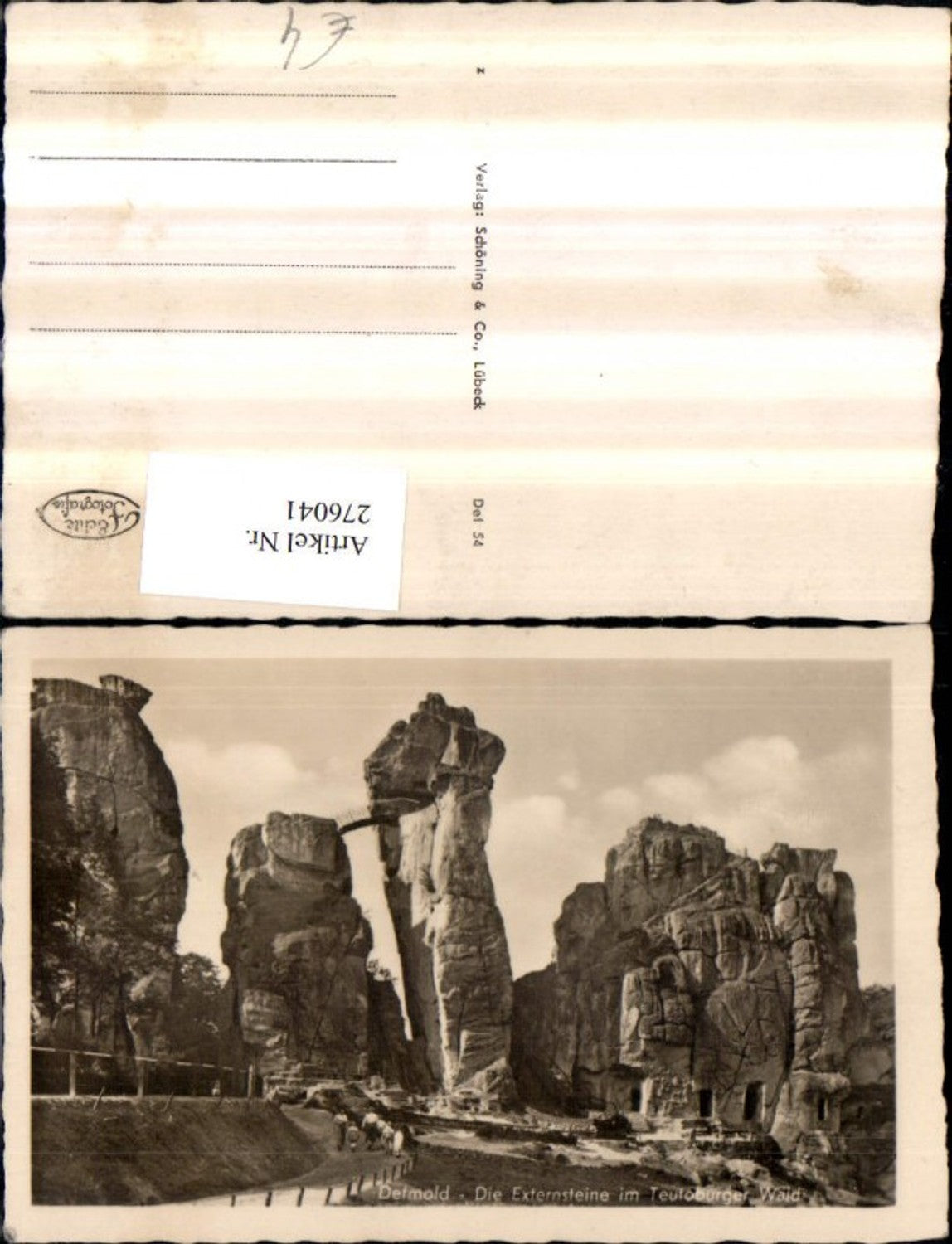 276041,Detmold Die Externsteine im Teutoburger Wald Felsen