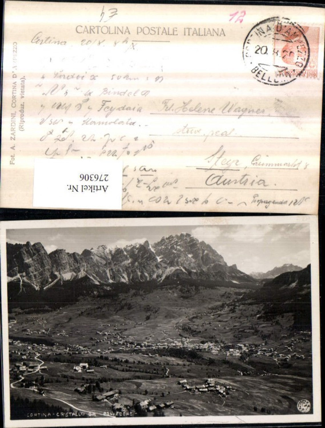 Alte Ansichtskarte – Old Postcard