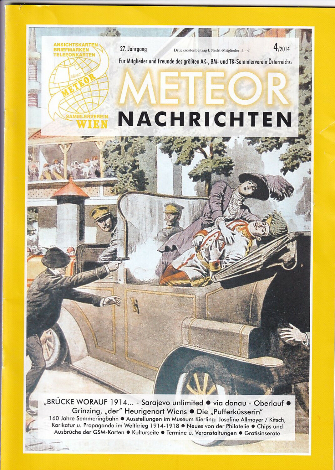Meteor Nachrichten Wien AK Sammlerverein Jg. 27 Ausg. 4/2014