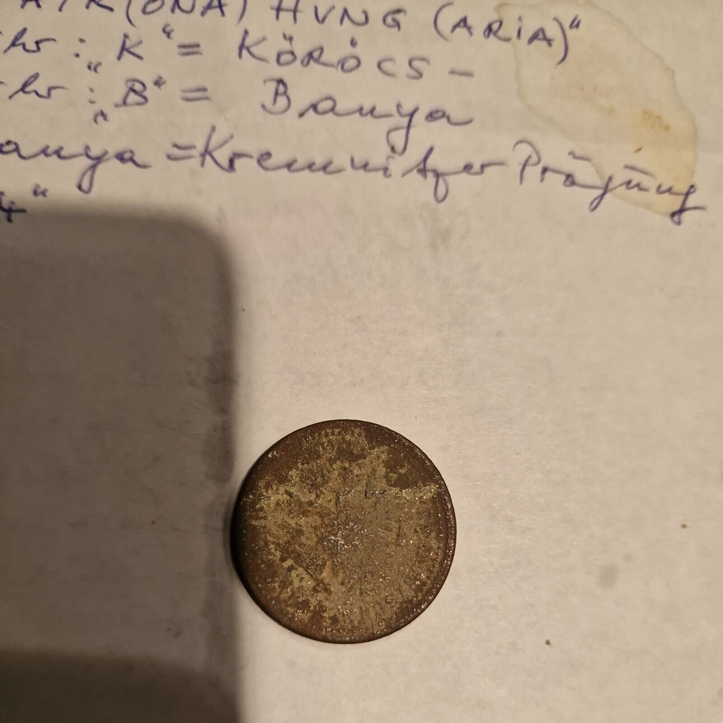 1851 Austria Österreich 1 Kreuzer Kupfermünze Münze Coin vintage
