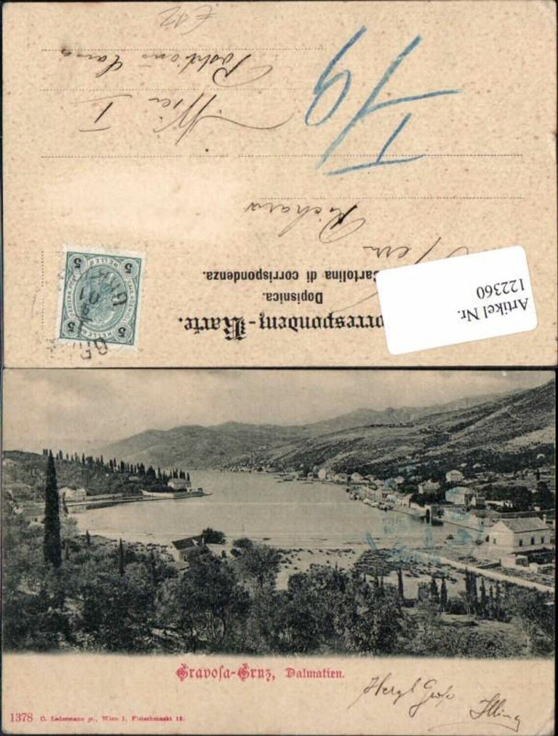 122360,Gravosa Cruz Dalmatien Dalmatia