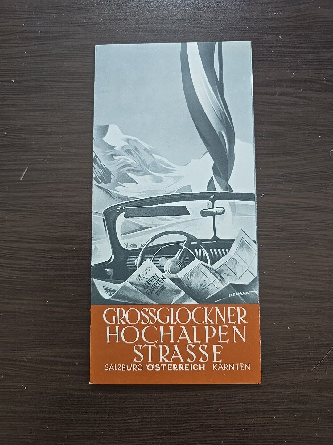 Reklame Grossglockner Hochalpenstrasse Heiligenblut Kärnten Prospekt
