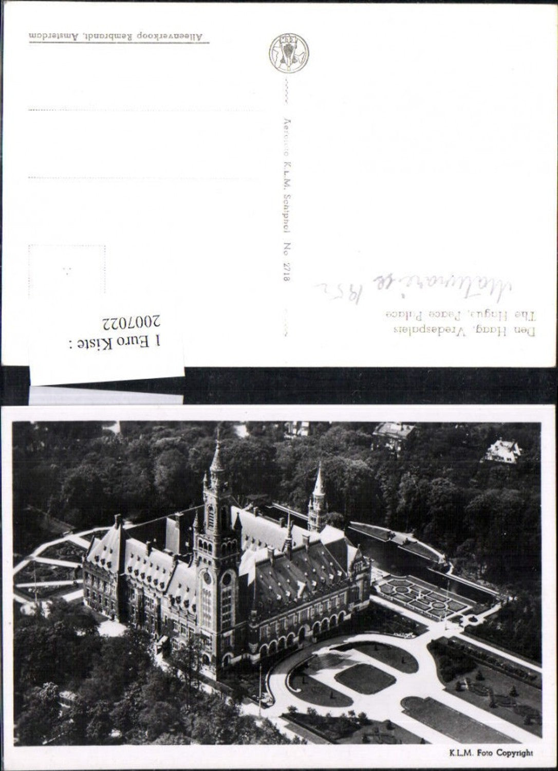 2007022,Den Haag Vredespaleis Palast Schloss