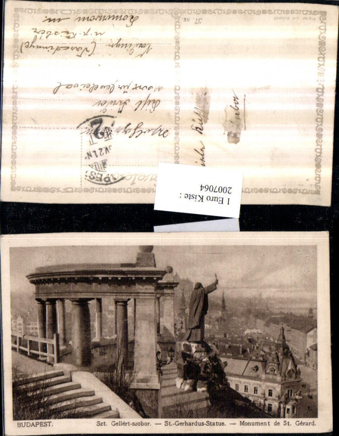 2007064,Budapest St. Gerhardus-Statue Tempel