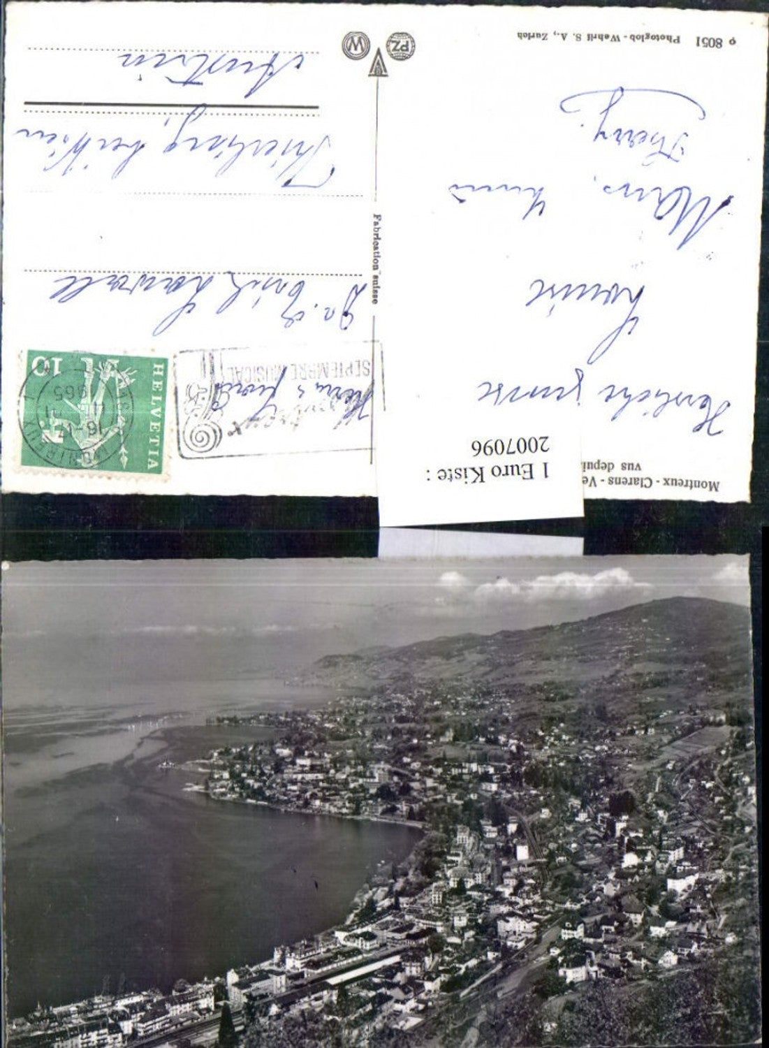 2007096,Montreux Clarnes Vevey et Mont-pelerin vus depuis Glion Totale