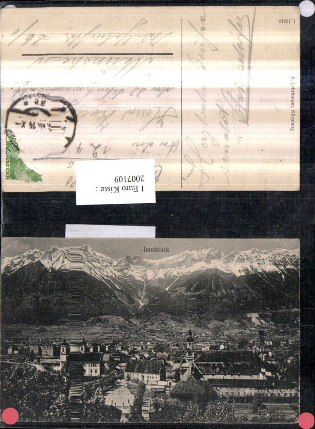 2007109,Innsbruck Totale Bergkulisse