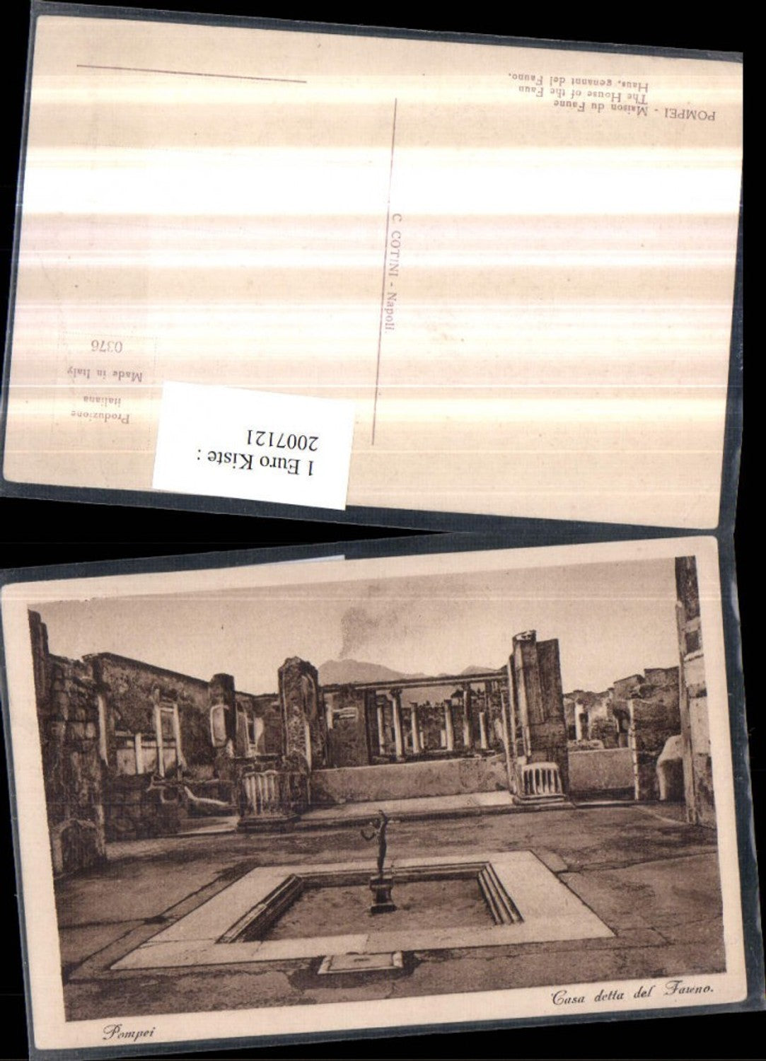 2007121,Pompei Pompeii Haus genannt del Fauno Casa detta del Fauno
