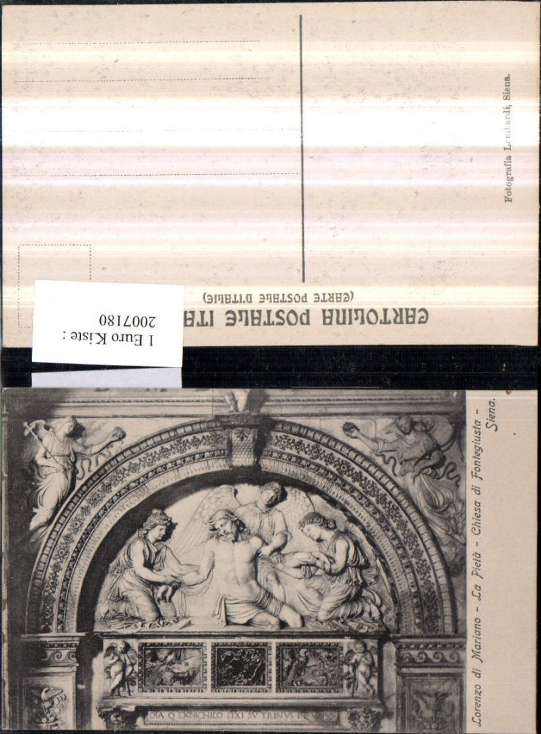 2007180,Siena Lorenzo di Mariano La Pieta Chiesa di Fontegiusta Detailansicht