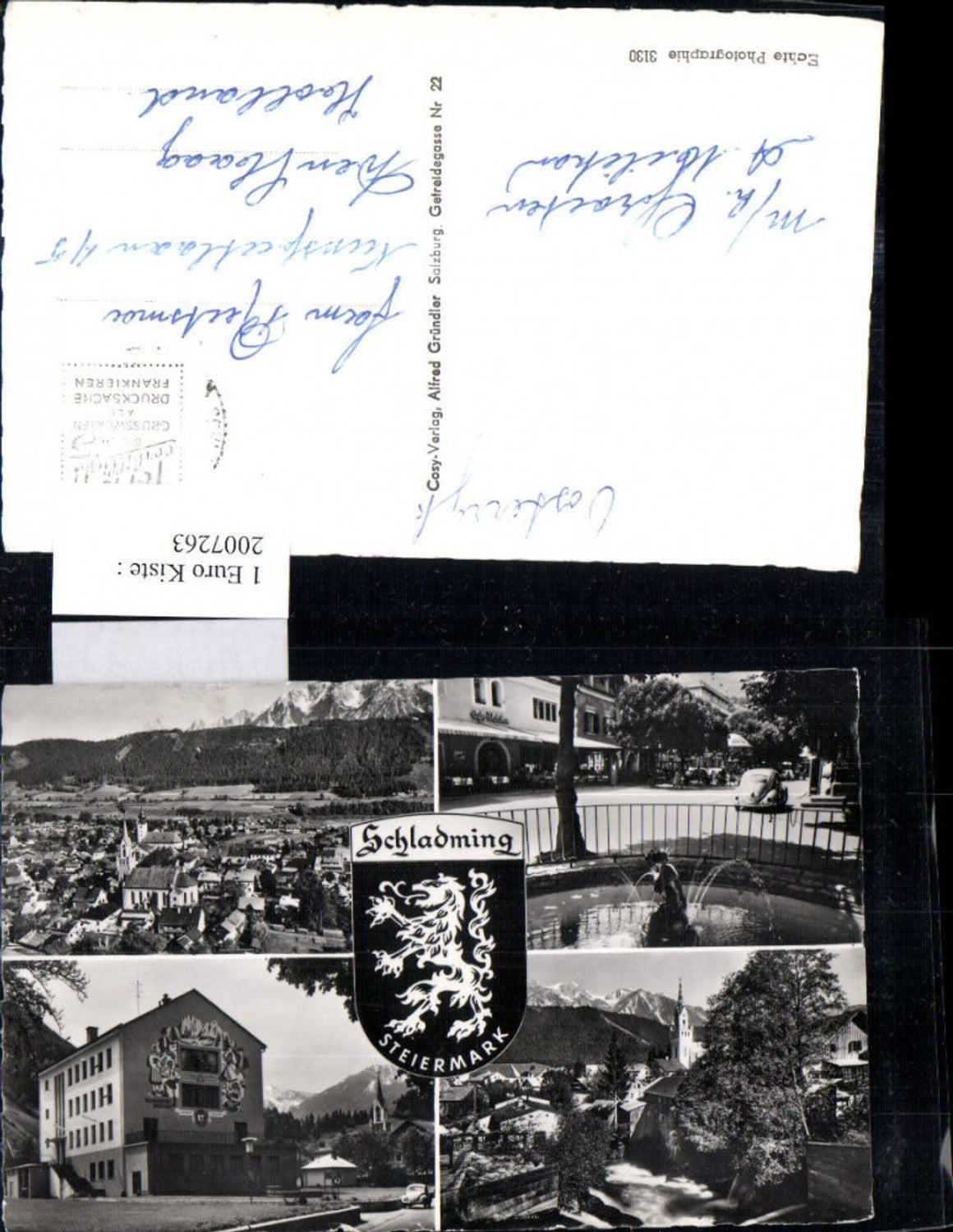 2007263,Schladming Totale Brunnen Jugendherberge Mehrbildkarte