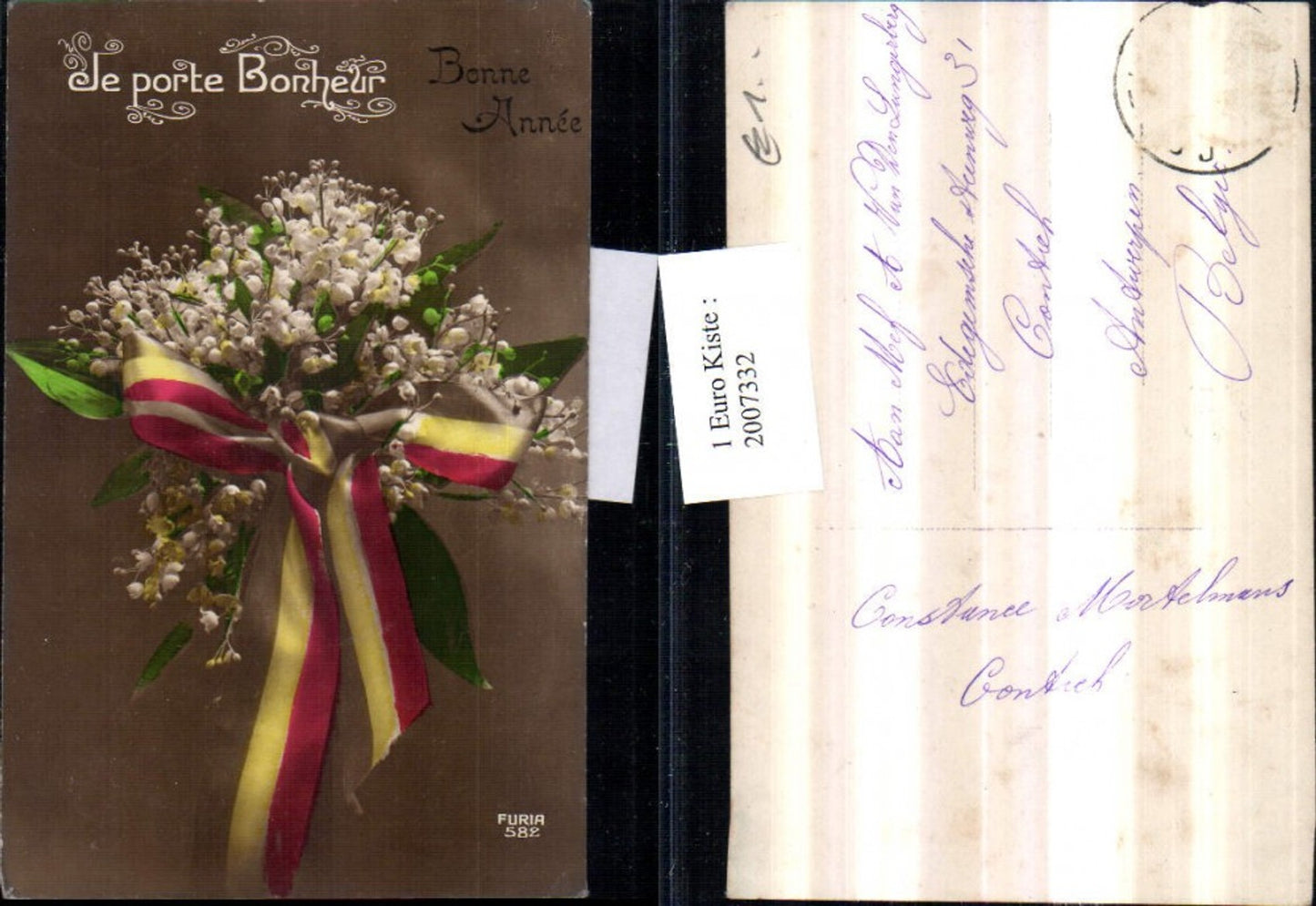 2007332,Glückwunsch Blumenstrauß Blumen Blüten Schleife