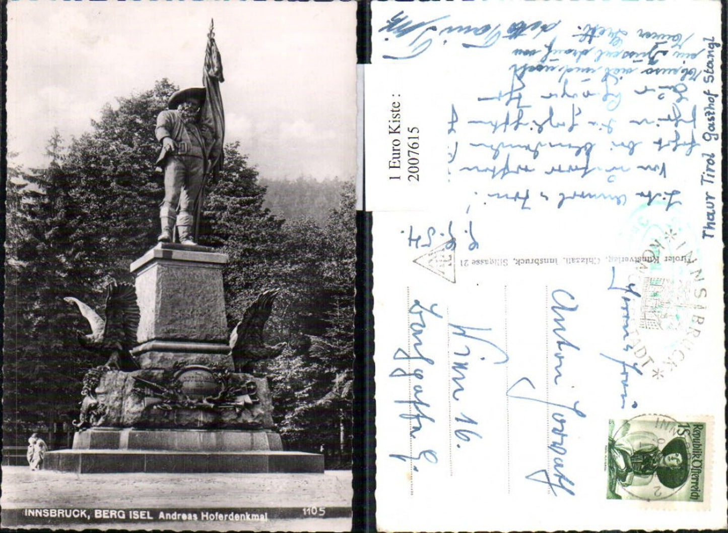2007615,Innsbruck Berg Isel Andreas Hofer-Denkmal