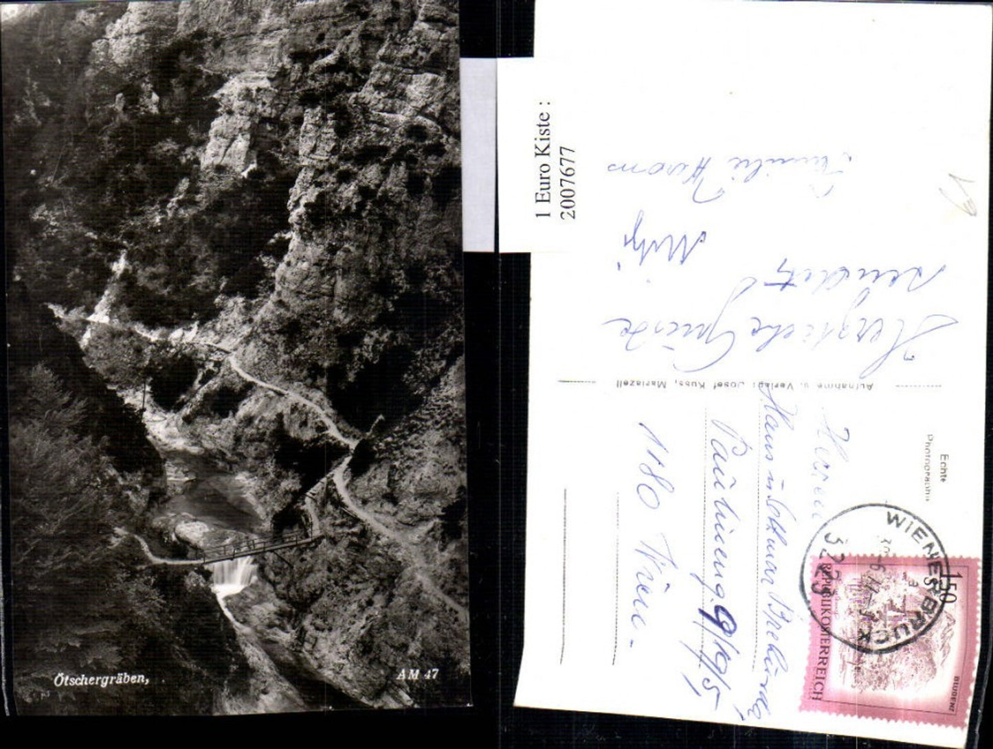 2007677,Ötschergräben Brücke Wasserfall b. Wienerbruck