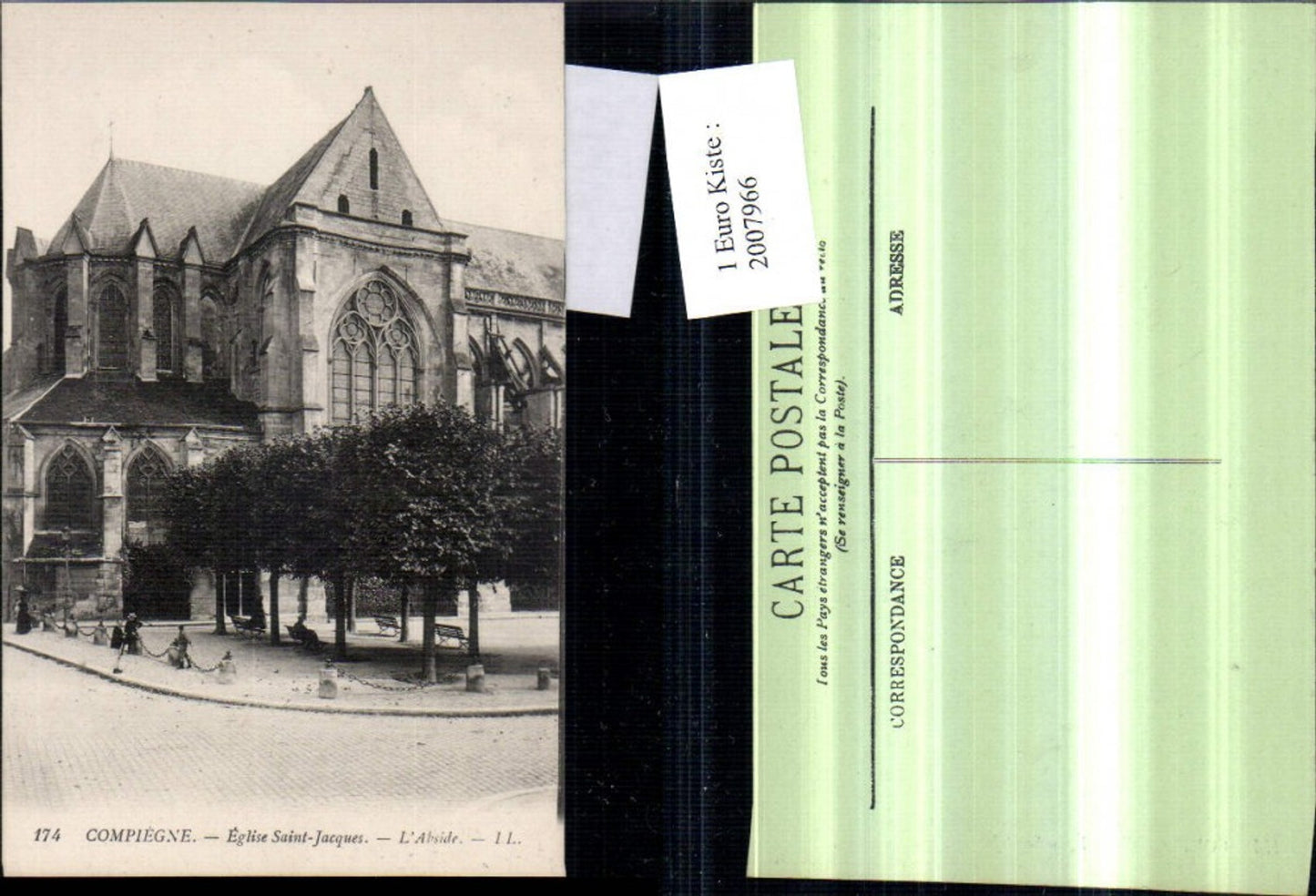 2007966,Compiegne Eglise Saint-Jacques L'Abside Kirche
