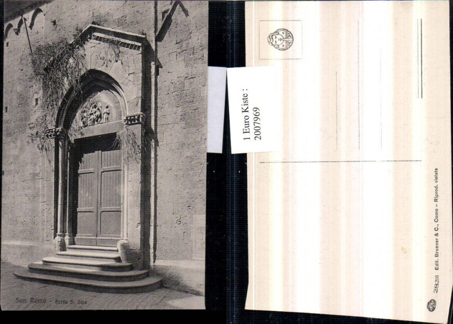 2007969,San Remo Porta S. Siro Portal Kirche