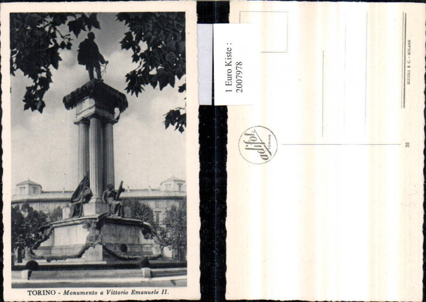 2007978,Torino Turin Monumento a Vittorio Emanuele 2 Denkmal