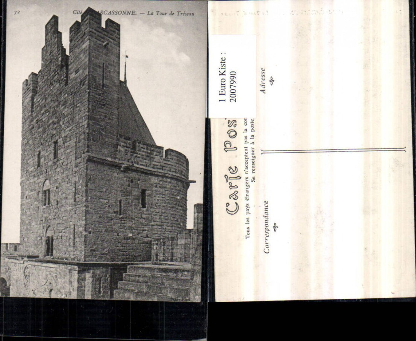 2007990,Cite de Carcassonne La Tour de Treseau