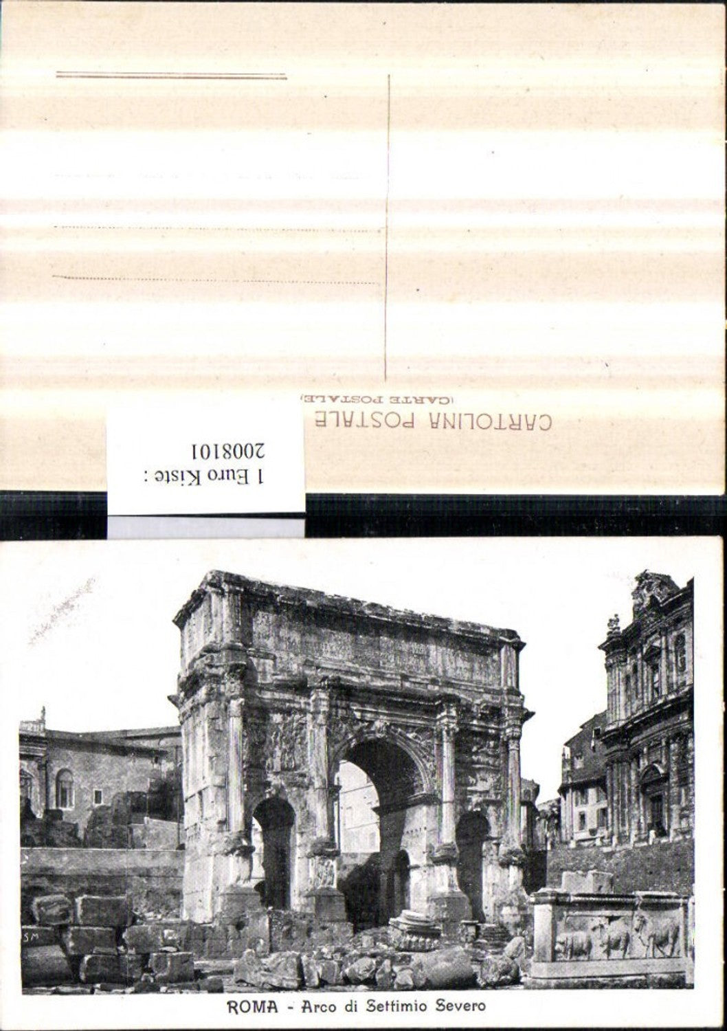 2008101,Roma Rom Arco di Settimio Severo Bogen