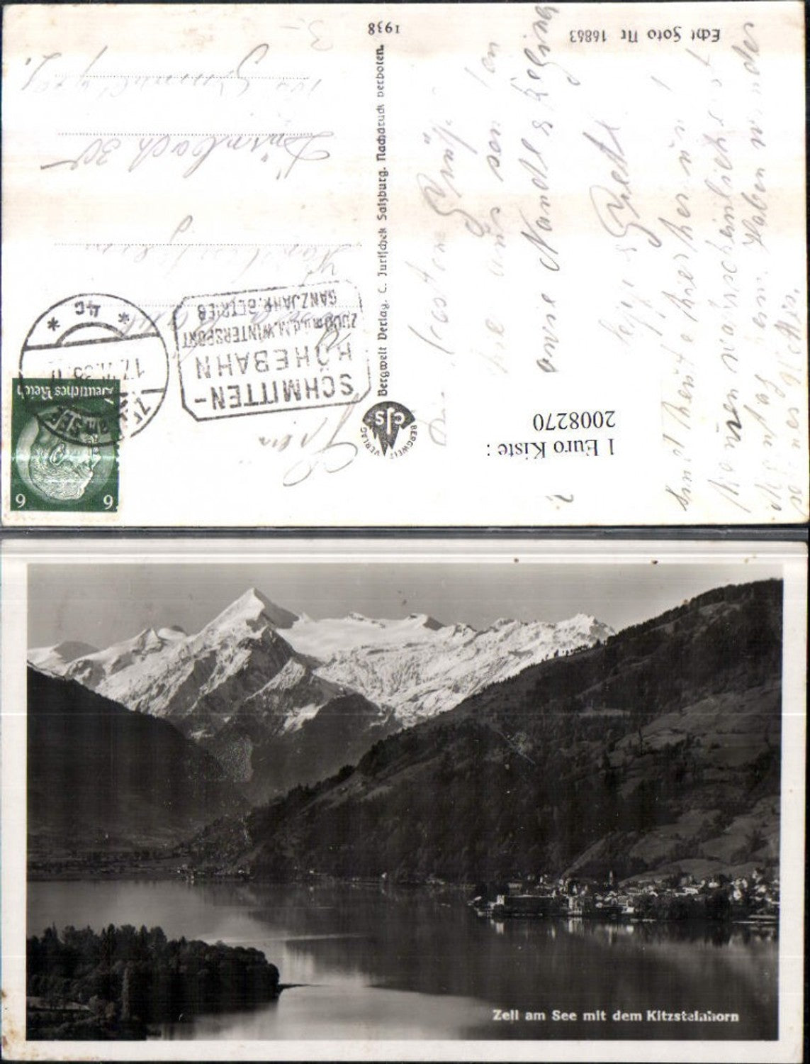 2008270,Zell am See Totale m. Kitzsteinhorn Bergkulisse