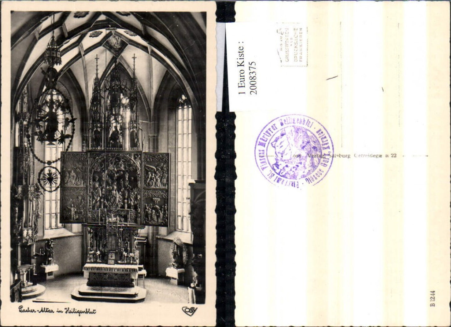 2008375,Heiligenblut Kirche Innenansicht m. Pacher-Altar pub Cosy