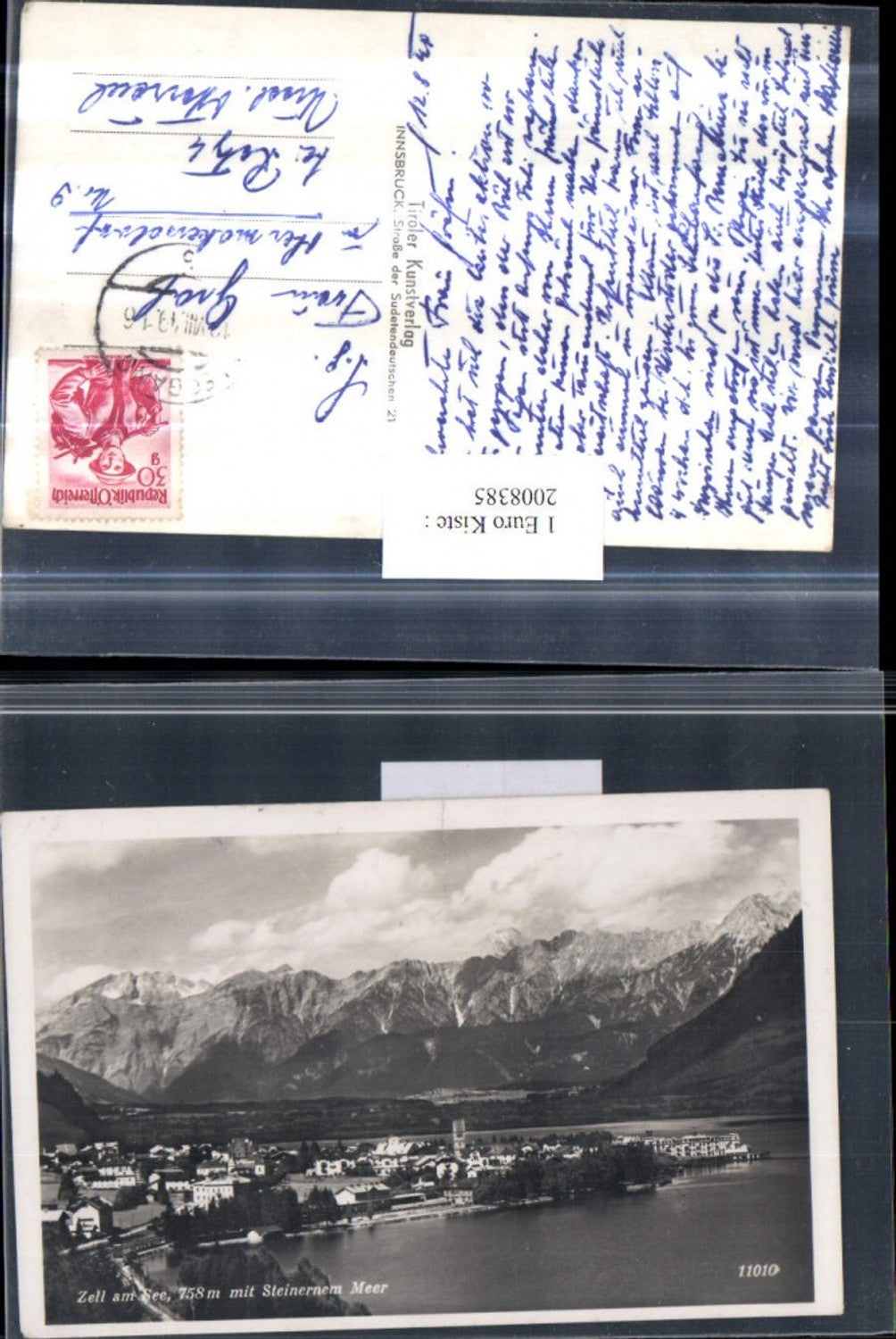 2008385,Zell am See Totale m. Steinernem Meer Bergkulisse