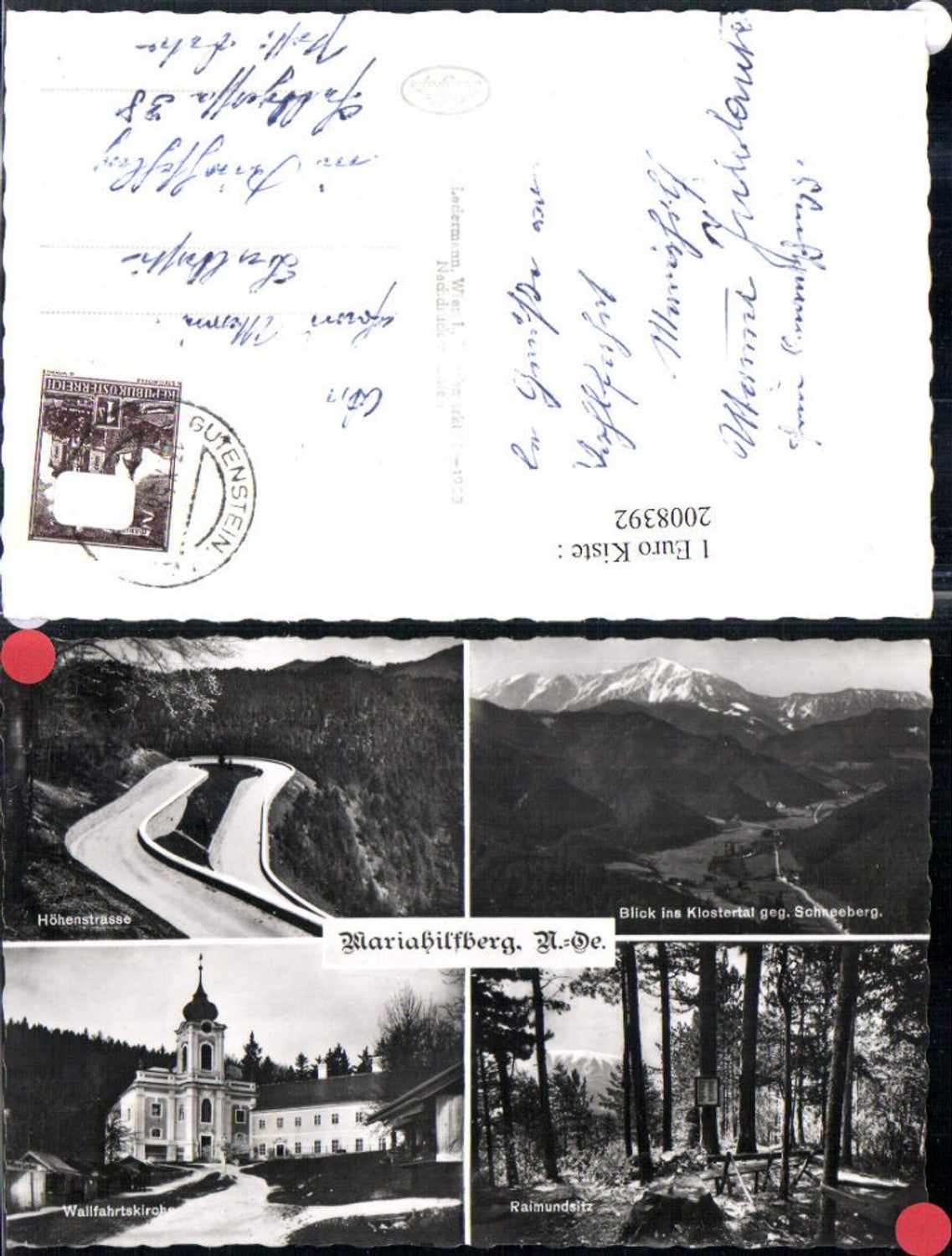 2008392,Mariahilfberg Wallfahrtskirche Raimundsitz Höhenstraße Schneeberg Mehrbildkarte