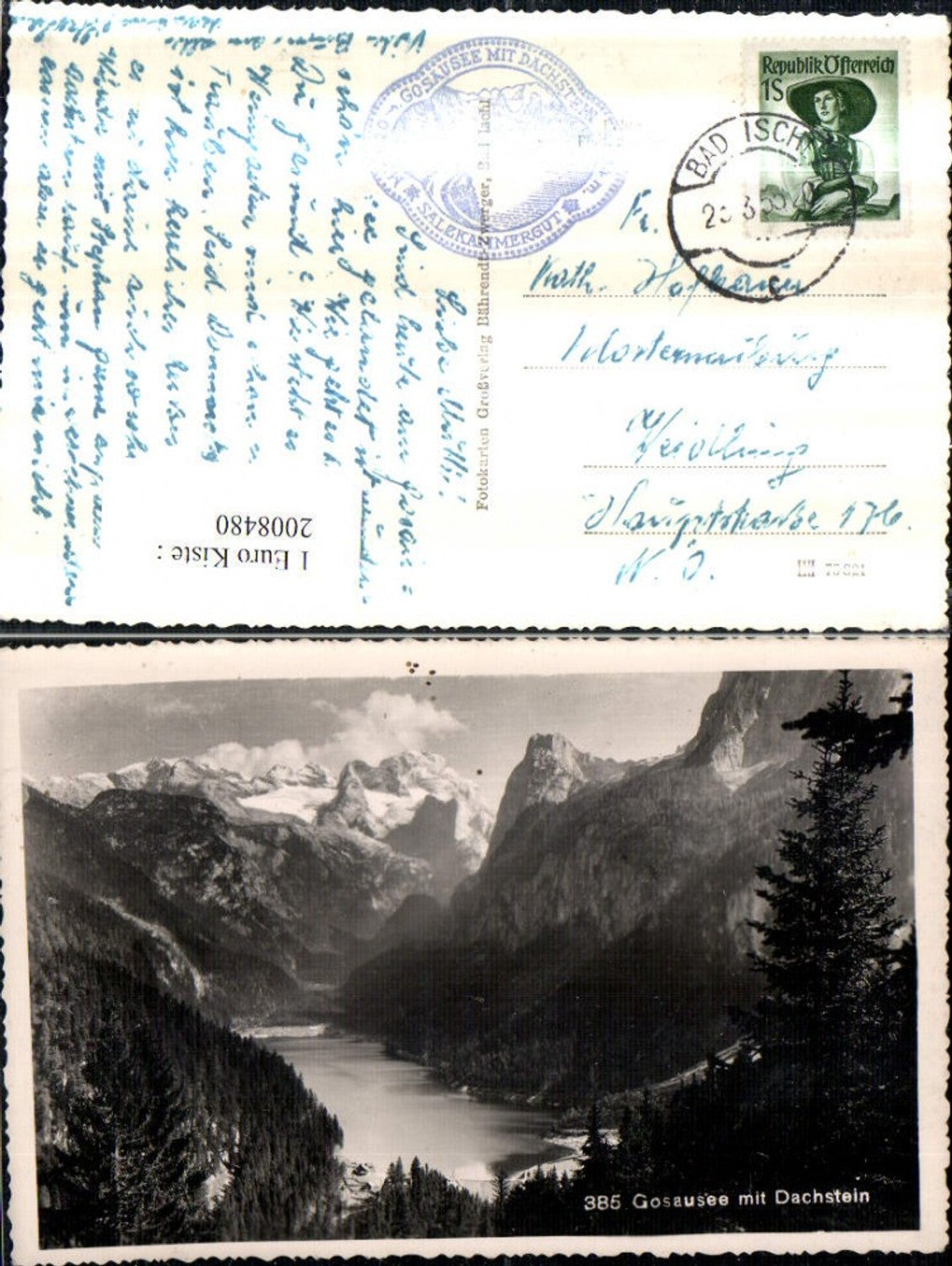 2008480,Gosausee See b. Gosau m. Dachstein Bergkulisse