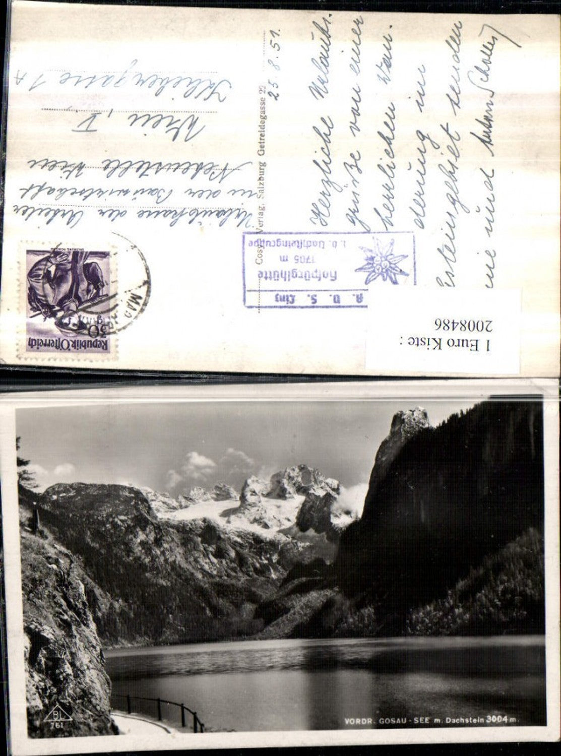 2008486,Gosausee See b. Gosau m. Dachstein Bergkulisse