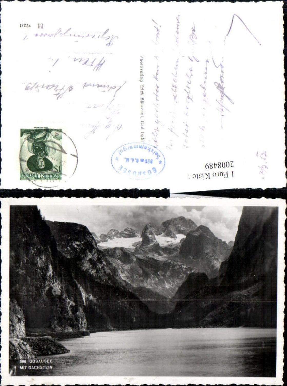 2008489,Gosausee See b. Gosau m. Dachstein Bergkulisse