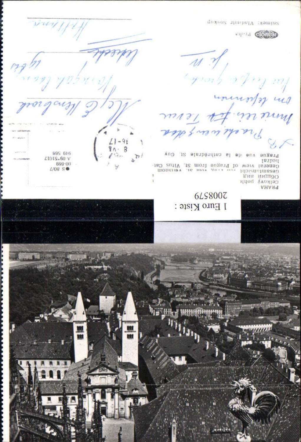 2008579,Praha Prag Totale vom St. Veitsdom