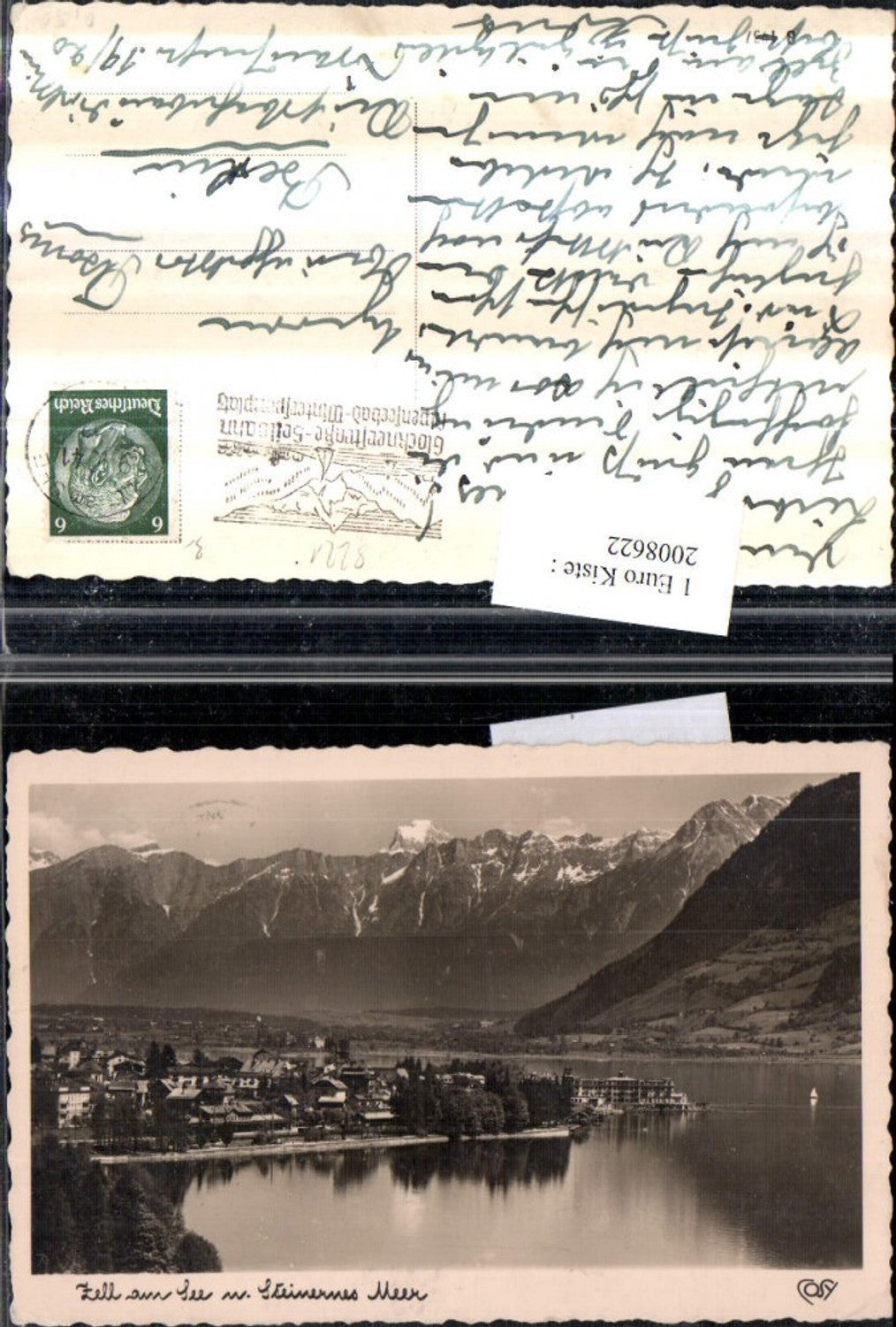 2008622,Zell am See Totale m. Steinernes Meer Bergkulisse pub Cosy