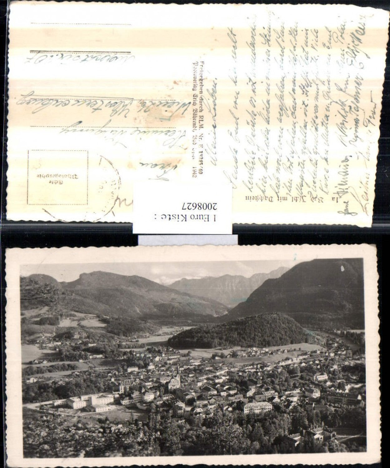 2008627,Bad Ischl Totale m. Dachstein Bergkulisse