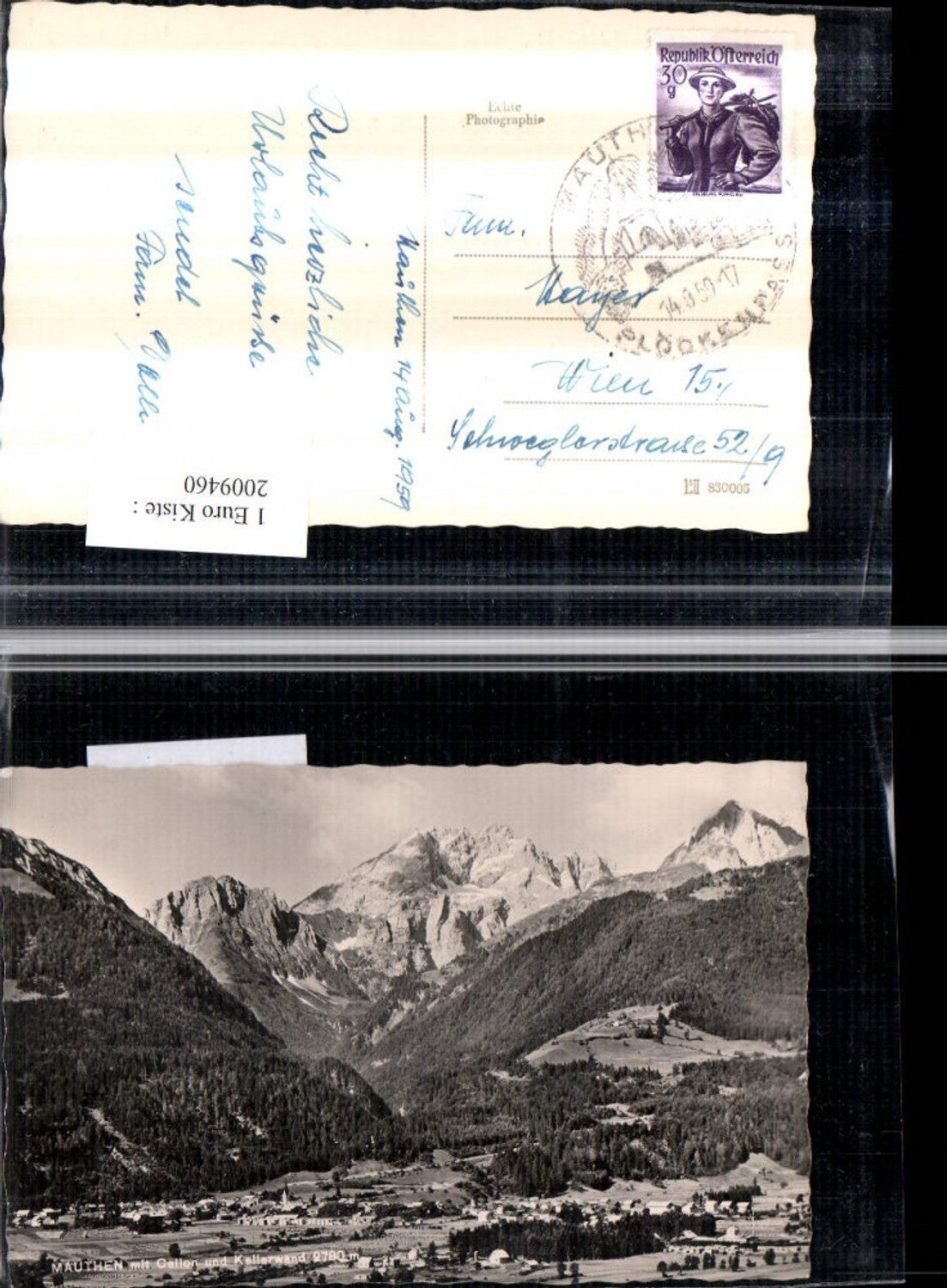 2009460,Mauthen Totale m. Cellon u. Kellerwand Bergkulisse