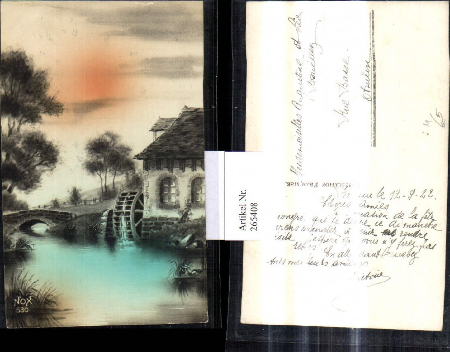 265408, Artist Ak Watermill Mill