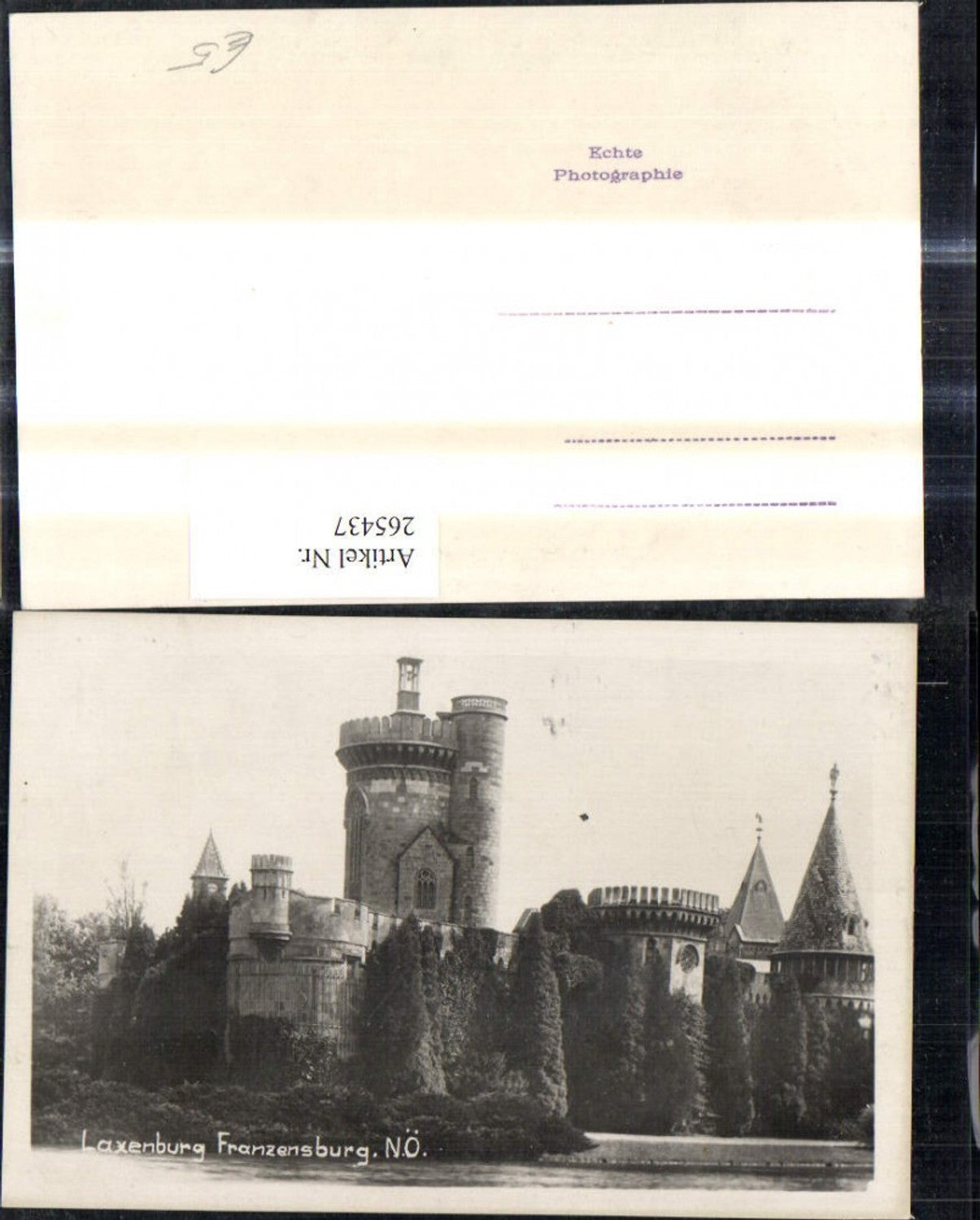 265437,Foto Ak Schloss Burg Laxenburg Franzensburg