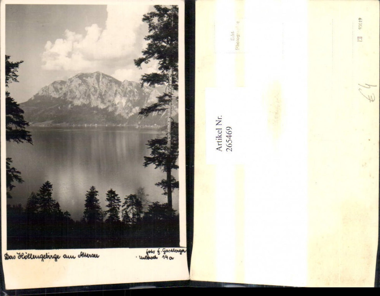 265469,Foto Ak Höllengebirge a. Attersee