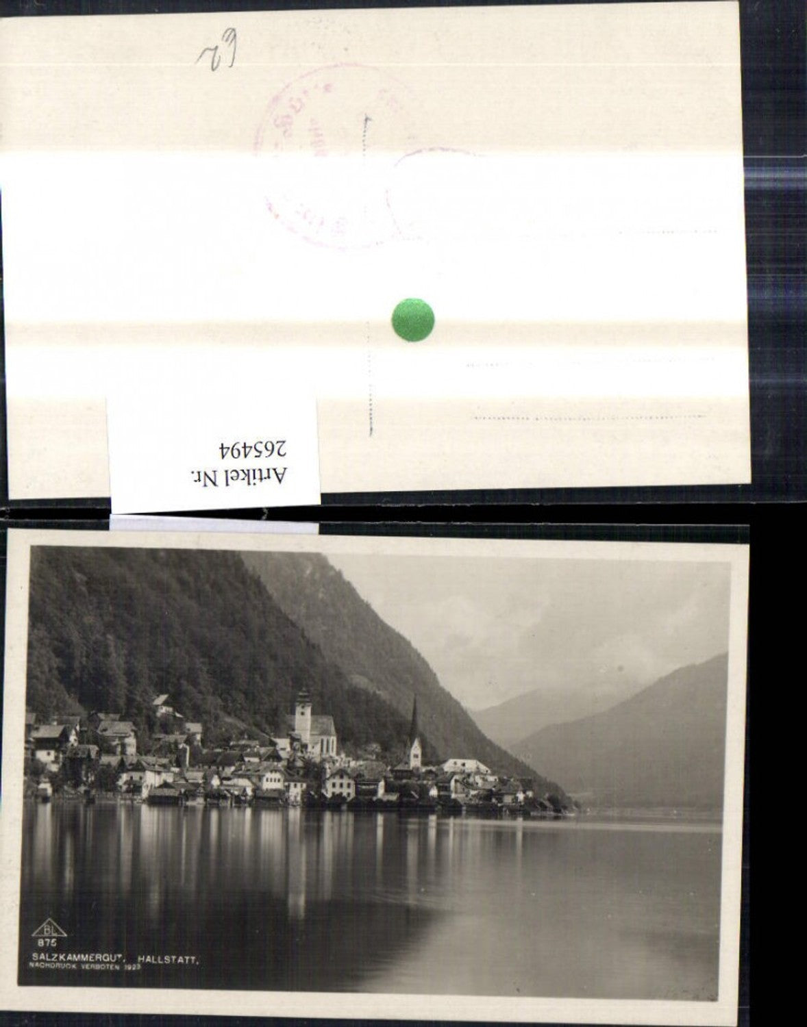 265494,Foto Ak Hallstatt Salzkammergut