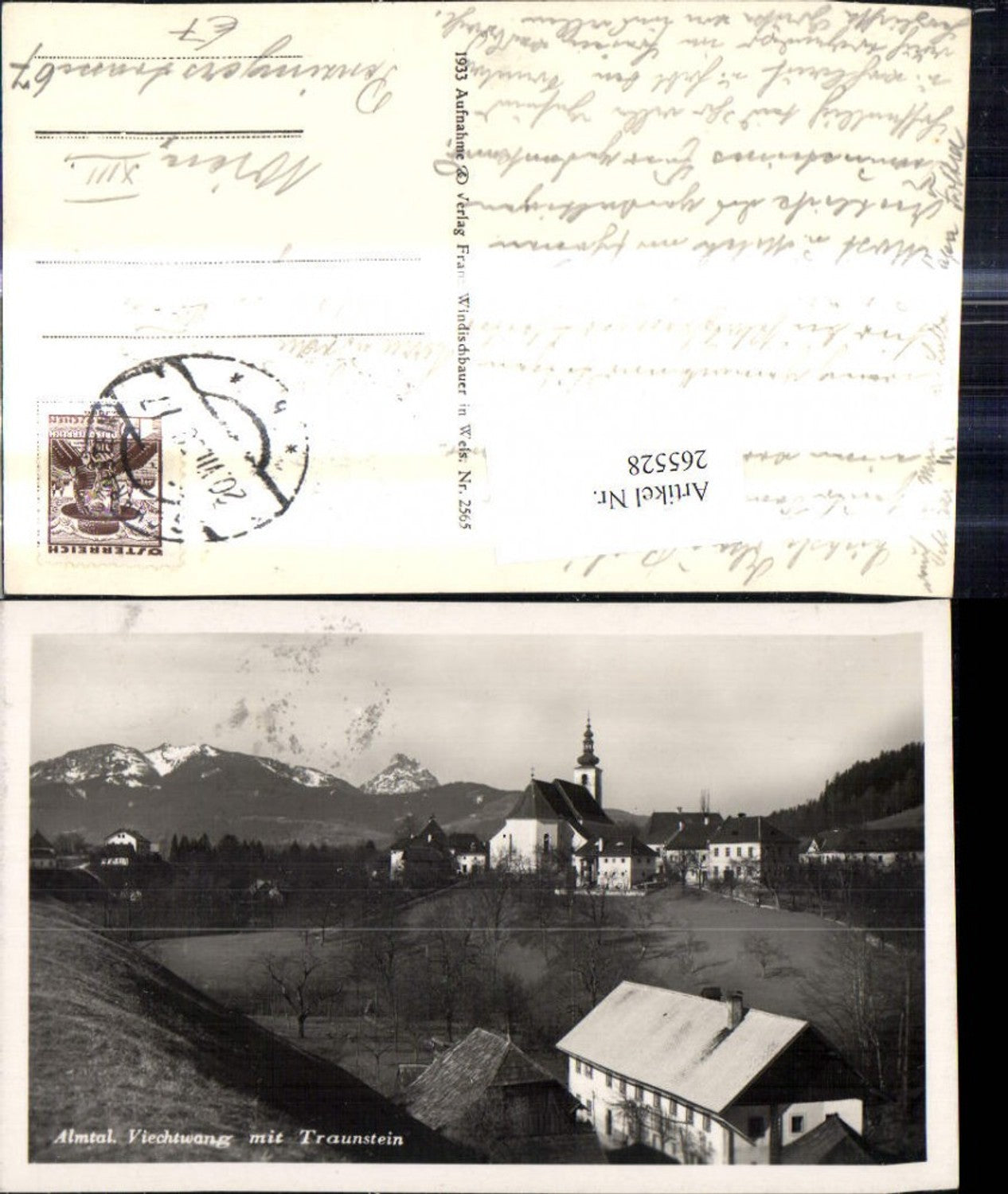 265528,Almtal Viechtwang m. Traunstein Günau