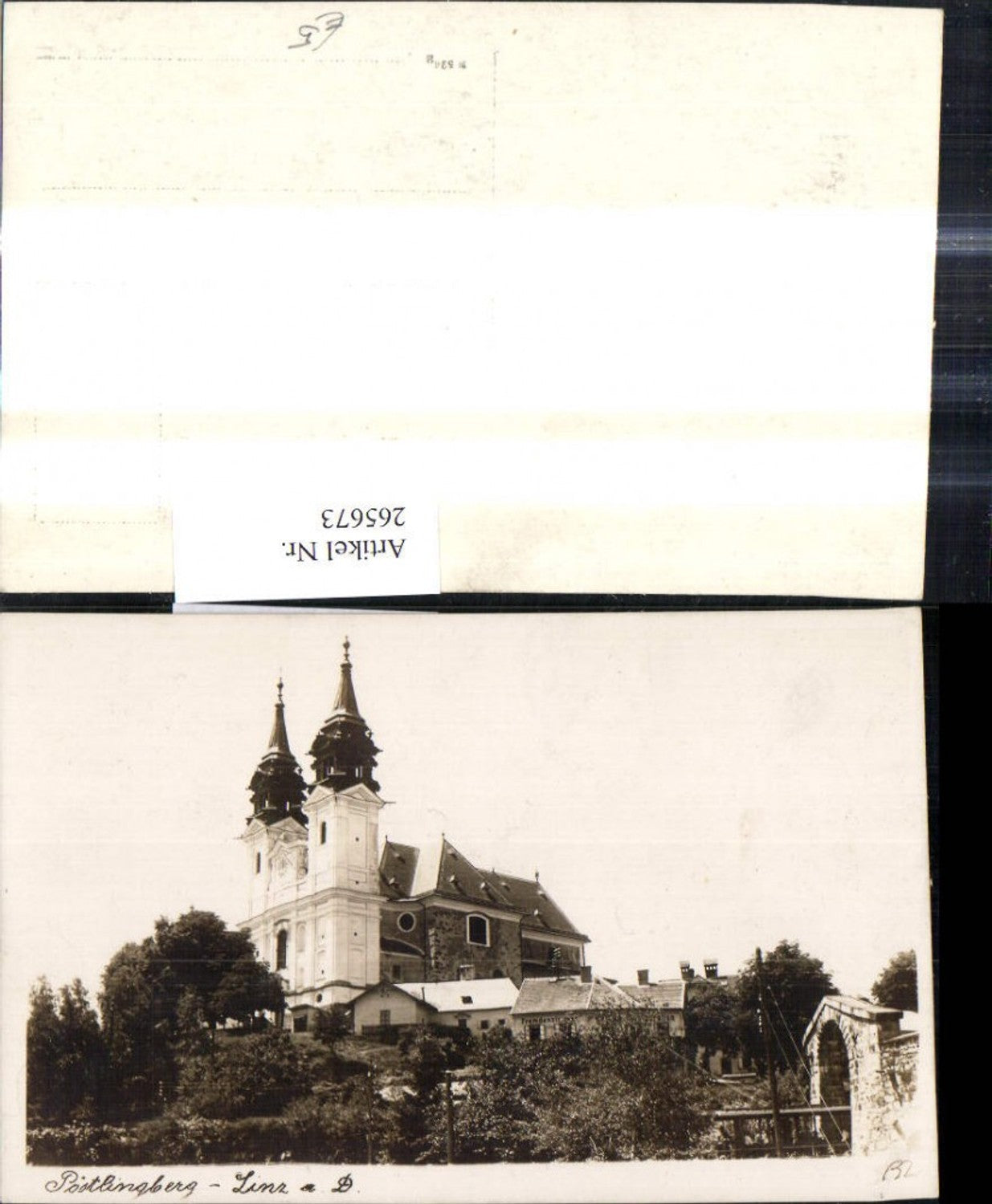265673,Foto Ak Linz a. d. Donau Pöstlingberg Kirche