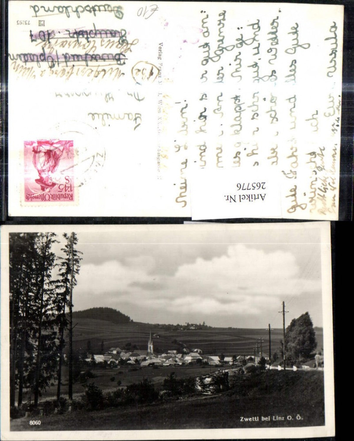265776,Foto Ak Zwettl b. Linz