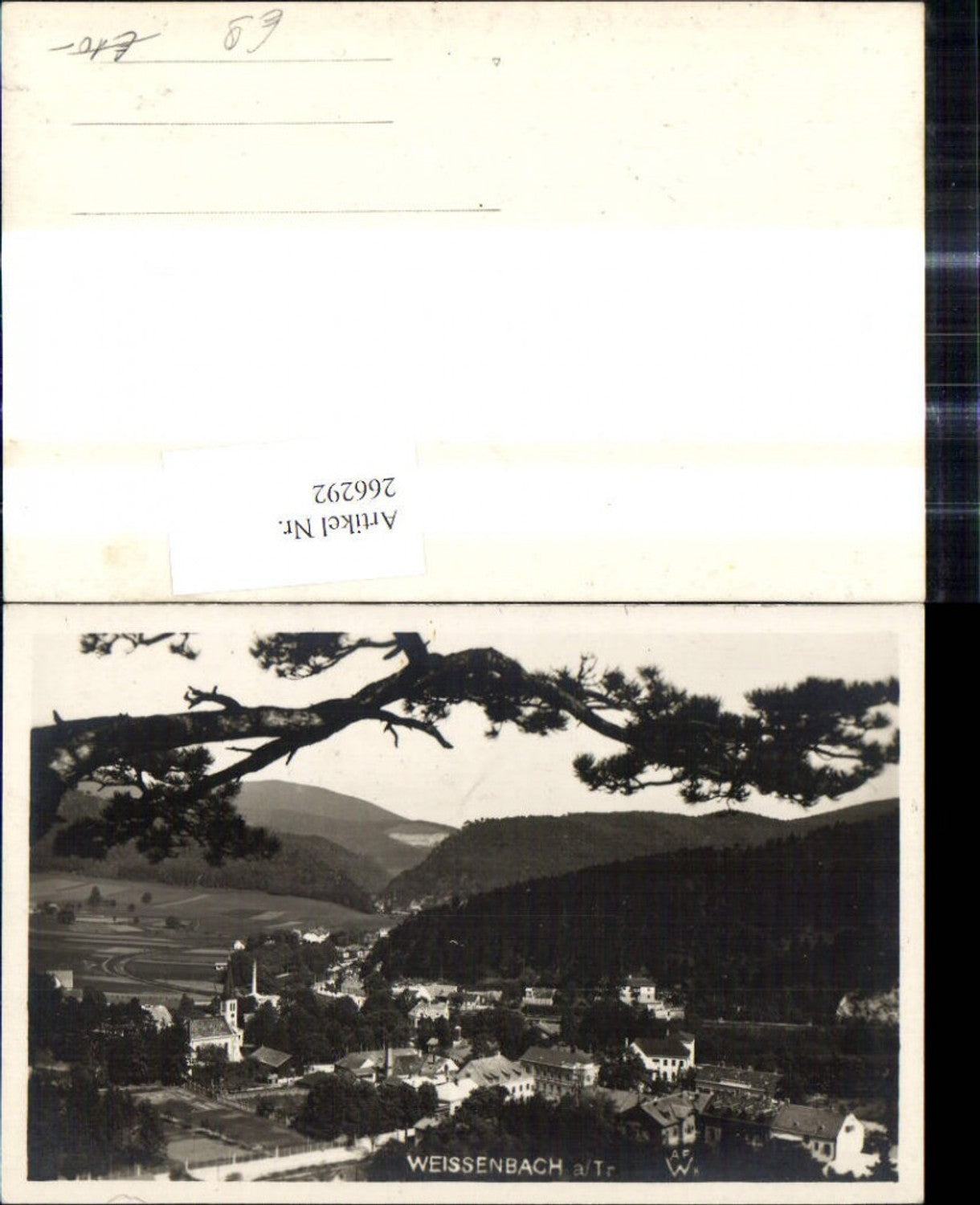 266292,Foto Ak Weißenbach a. d. Triesting Totale