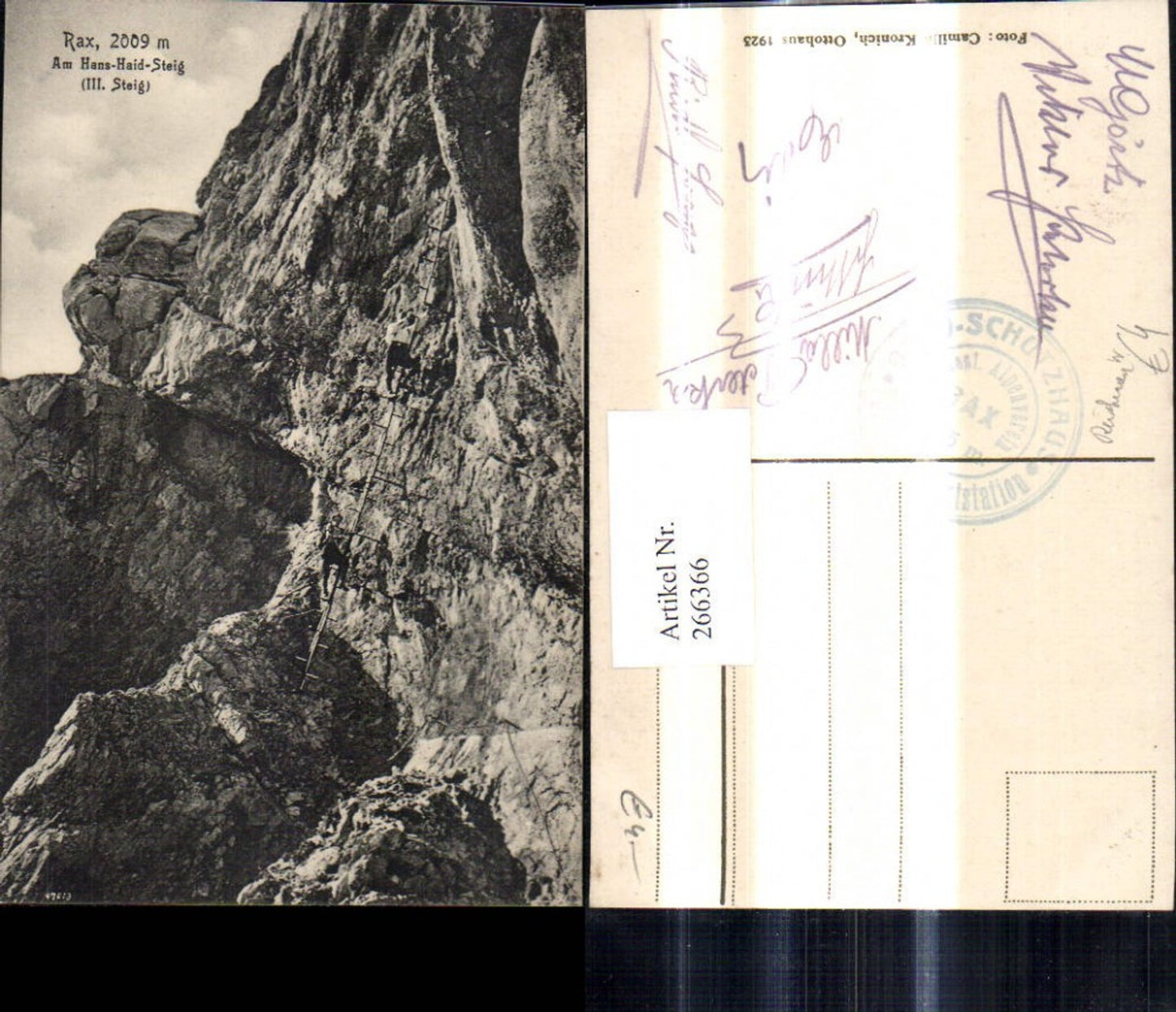 266366,Rax Am Hans Haid Stieg Reichenau an der Rax Kletterer